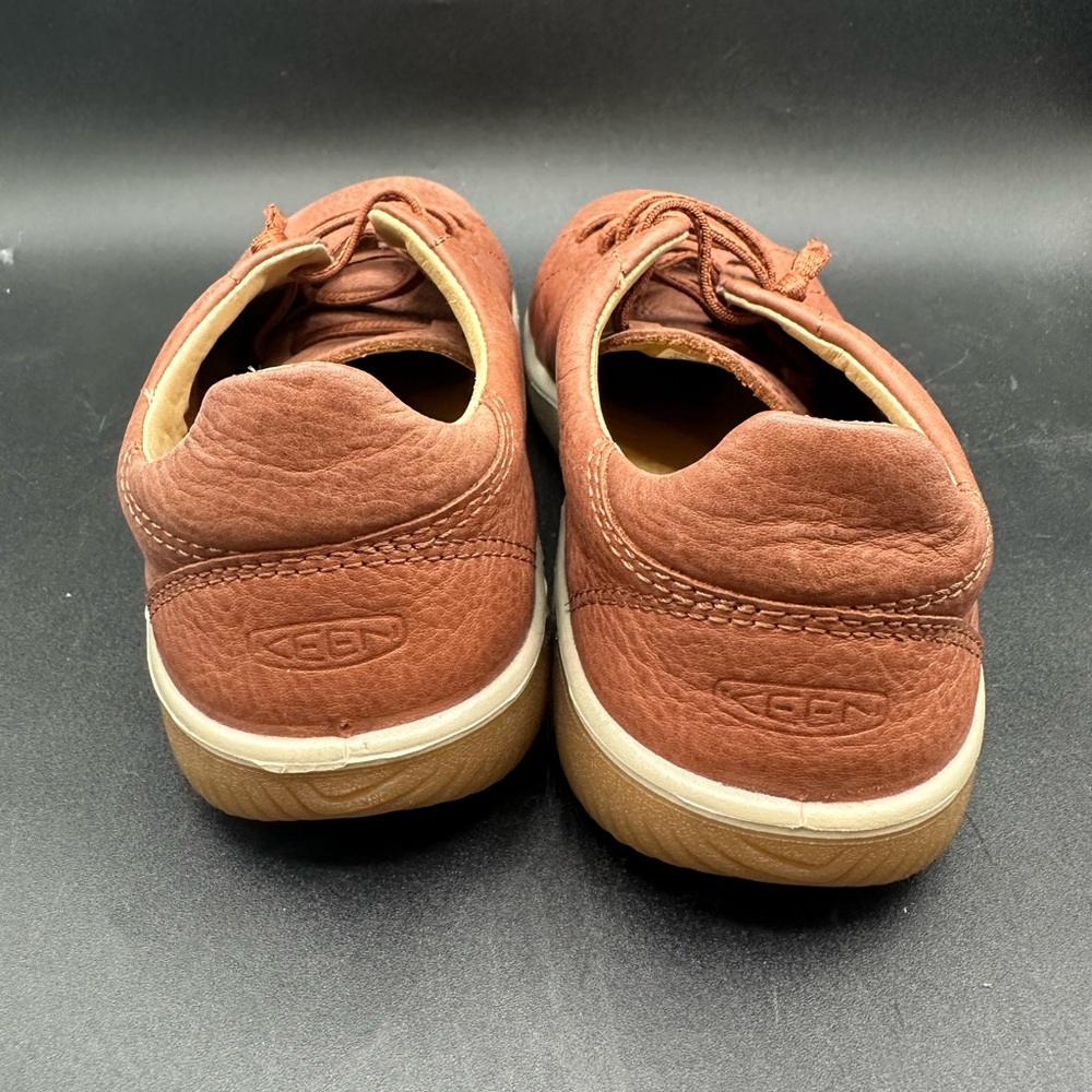 KEEN Women's KNX Lightweight Flexible Sneakers, Tortoise Shell/Plaza Taupe, 9 - Picture 5 of 7